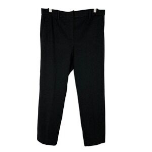 Theory Treeca Regent‎ Knit Pants Grey Stretch Women's 8 Luxe Career Minimalist